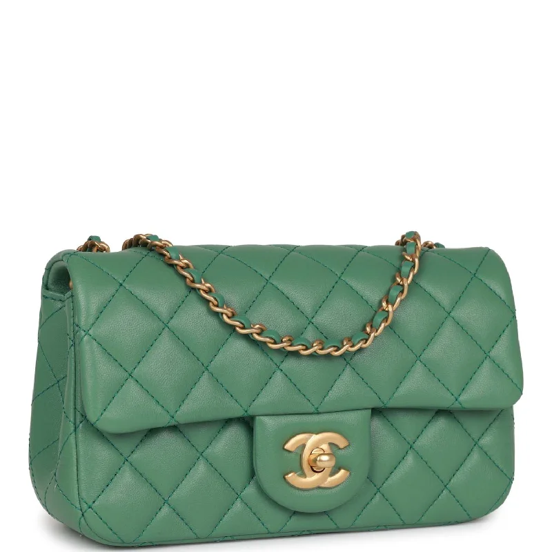 Chanel Quilted Leather Shoulder Bag for FashionistasChanel Quilted Leather Shoulder Bag for FashionistasChanel Pearl Crush Mini Rectangular Flap Bag Dark Green Lambskin Antique Gold Hardware