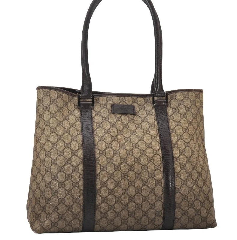 Ladies Gucci Dionysus bags with a star - shaped charmAuthentic GUCCI Vintage Shoulder Tote Bag GG PVC Leather 114288 Brown 3318I