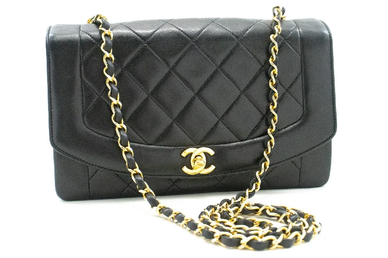 Chanel Classic Flap Bag for Evening PartyChanel Classic Flap Bag for Evening PartyCHANEL Diana Flap Chain Shoulder Bag Black Quilted Lambskin Purse