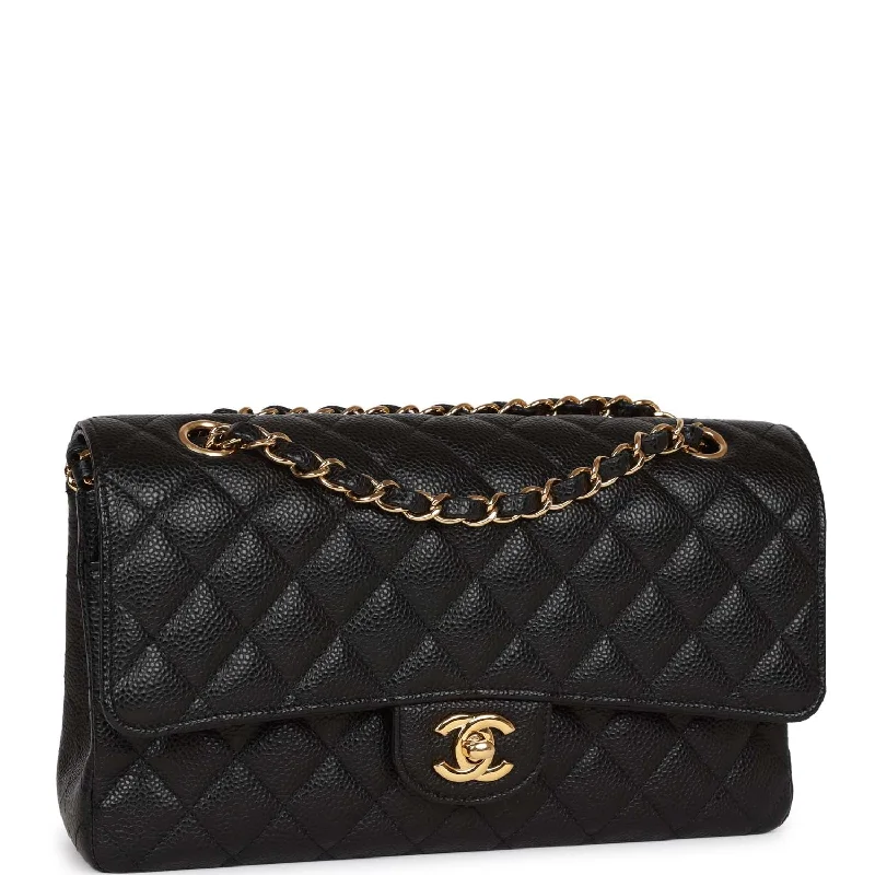 Chanel Luxury Handbag for High - End EventsChanel Luxury Handbag for High - End EventsChanel Medium Classic Double Flap Bag Black Caviar Gold Hardware