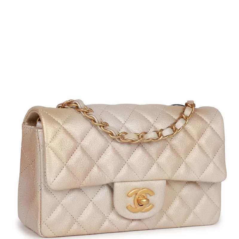 Chanel Colorful Handbag for Spring OutfitsChanel Colorful Handbag for Spring OutfitsChanel Mini Rectangular Flap Bag Beige Metallic Ombre Calfskin Aged Gold Hardware