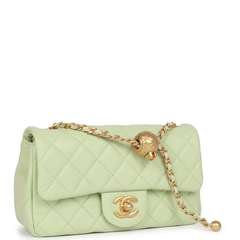 Chanel All - Match Handbag for Versatile StylingChanel All - Match Handbag for Versatile StylingChanel Pearl Crush Mini Rectangular Flap Bag Green Lambskin Antique Gold Hardware