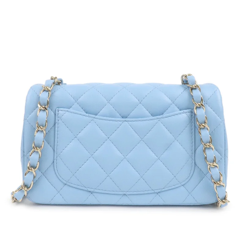 Chanel Chain Strap Handbag for Everyday UseChanel Chain Strap Handbag for Everyday UseCHANEL Mini Matelasse Lamb Skin Chain Shoulder Bag Blue A69900