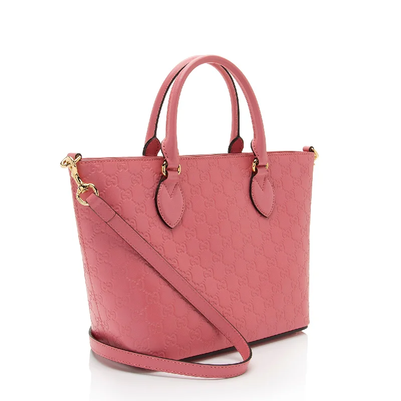 Ladies Gucci shoulder bags with a wide - width strapGucci Guccissima Leather Signature Medium Tote (CtnUIT)