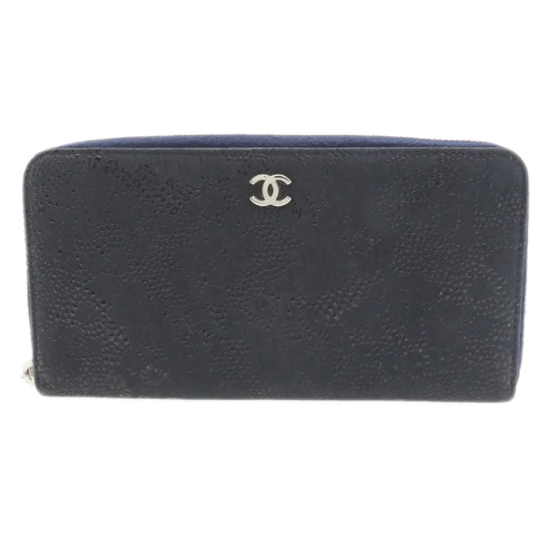 Chanel Designer Handbag with Unique DesignChanel Designer Handbag with Unique DesignChanel Coco Mark Lace is More Long Wallet Goatskin Women's