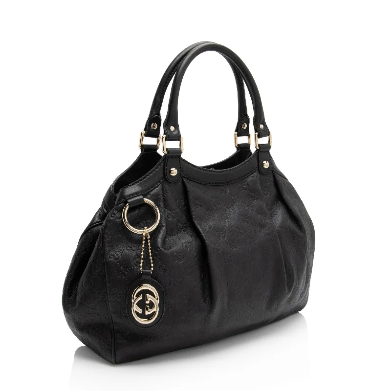 Women Gucci bags with a zip - around closure for securityGucci Guccissima Leather Sukey Medium Tote (BFijXk)