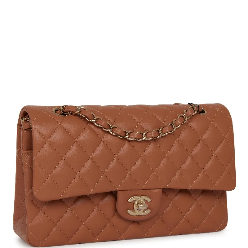 Chanel Classic Flap Bag for Evening PartyChanel Classic Flap Bag for Evening PartyChanel Medium Classic Double Flap Bag Caramel Lambskin Light Gold Hardware