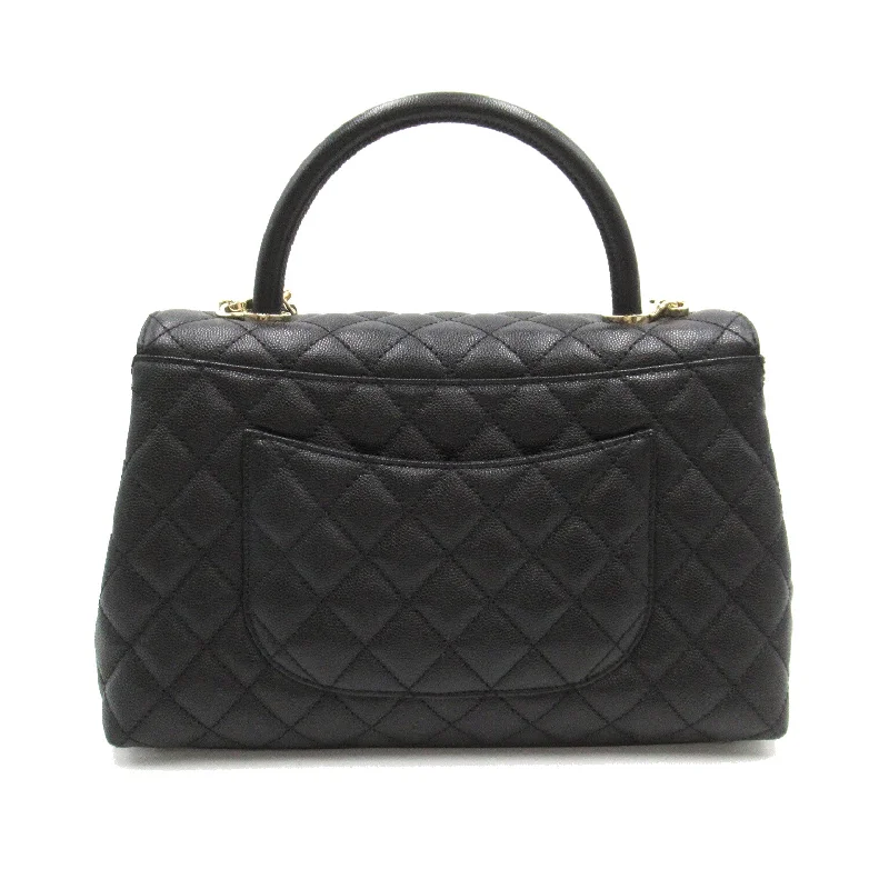 Chanel Quilted Leather Shoulder Bag for FashionistasChanel Quilted Leather Shoulder Bag for FashionistasChanel Coco Handler 2w Shoulder 2way Shoulder Bag Caviar S  Black A92991