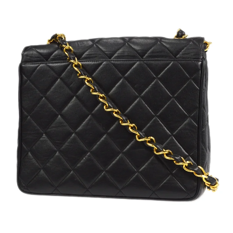 Chanel Designer Handbag with Unique DesignChanel Designer Handbag with Unique DesignCHANEL Classic Flap Single Chain Shoulder Bag Black Lambskin 58094