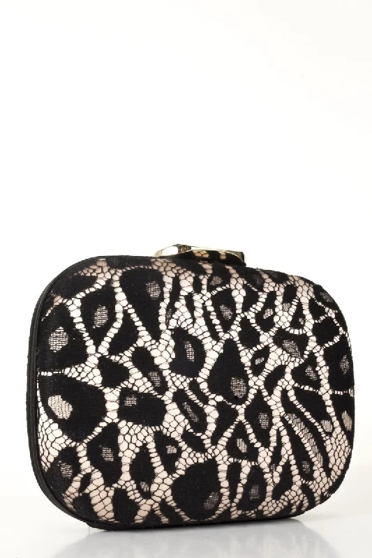 Trendsetting Christian Dior crossbody bags with a colorful strapChristian Dior Black Lace Evening Bag