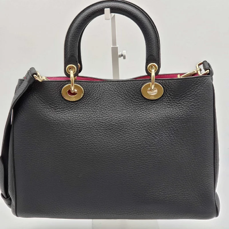 Christian Dior bags with a zip - top closure and multiple compartmentsChristian Dior Diorissomo Black Handbag & Shoulder Bag