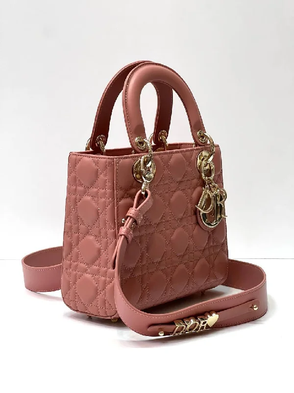 Christian Dior bags with a quilted pattern and gold - toned hardwareChristian Dior LADY DIOR MY ABCDior Blush Cannage