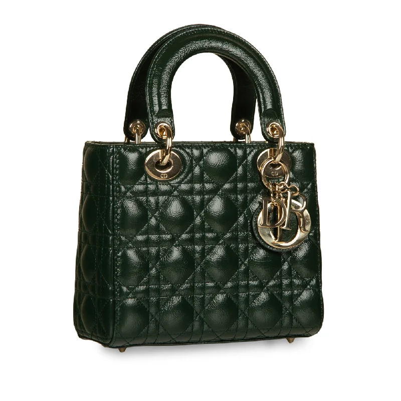 Christian Dior Saddle bags with a patent leather finish for a shiny lookLady Dior - My ABCDior