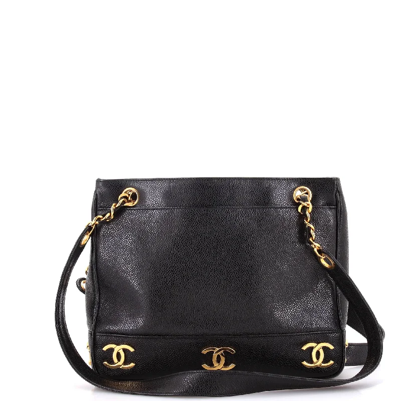 Fashion - forward Christian Dior tote bags for the modern womanVintage Metal CC Shoulder Bag Caviar Small