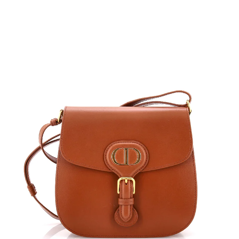 Christian Dior handbags with a back - pocket for quick storageBobby Frame Flap Bag Leather Medium