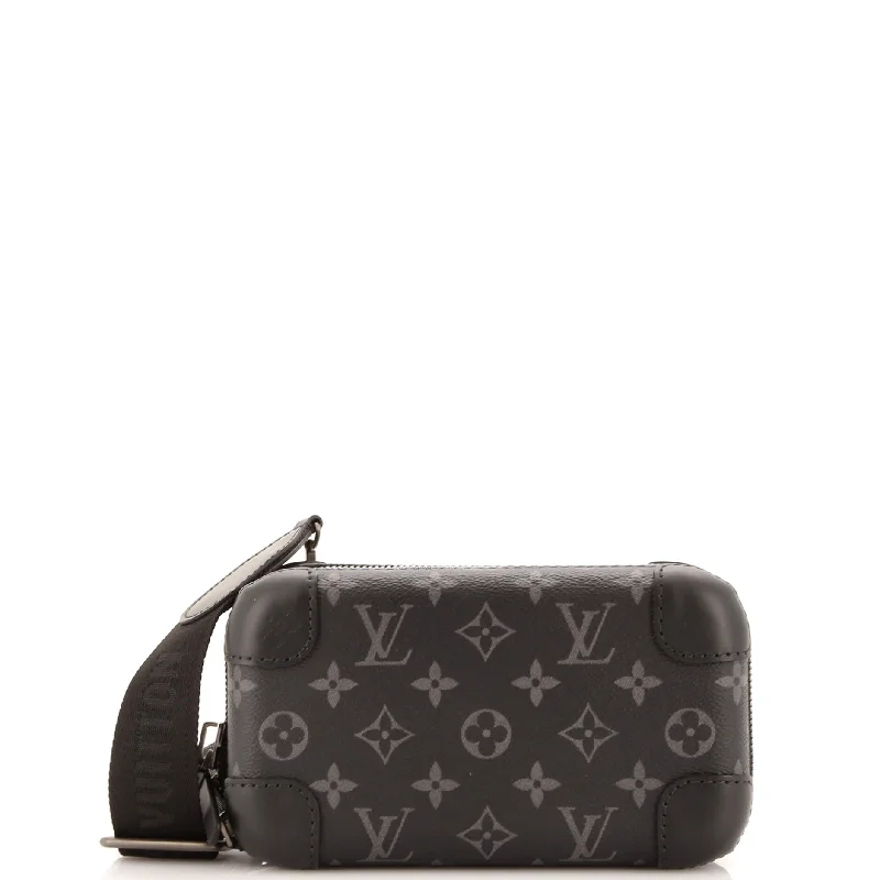 Christian Dior Saddle bags with a distressed leather finishHorizon Clutch Monogram Eclipse Canvas