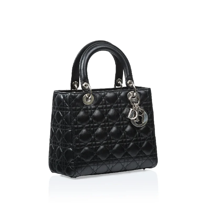 High - fashion Christian Dior bags with a geometric patternLady Dior Medium