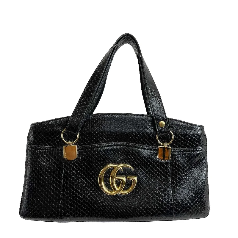 Ladies Gucci Dionysus bags with a detachable shoulder strapGUCCI - Excellent - Arli Python Top Handle GG Bag w/ FULL KIT