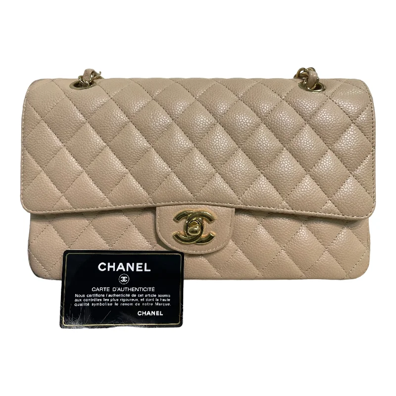 Chanel Small Crossbody Bag for TravelChanel Small Crossbody Bag for TravelChanel Classic M/L Medium Flap Quilted Beige Caviar Gold Hardware